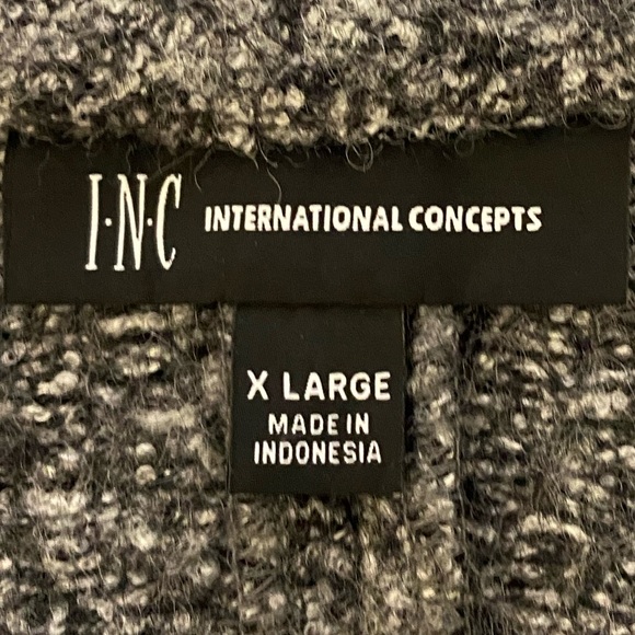 NWT Inc International Concepts Sequined Collar Button Down Jacket Size Large. - Picture 11 of 12